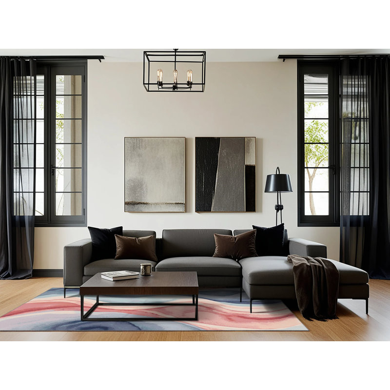 Sunset Pool Rug, Round 3'