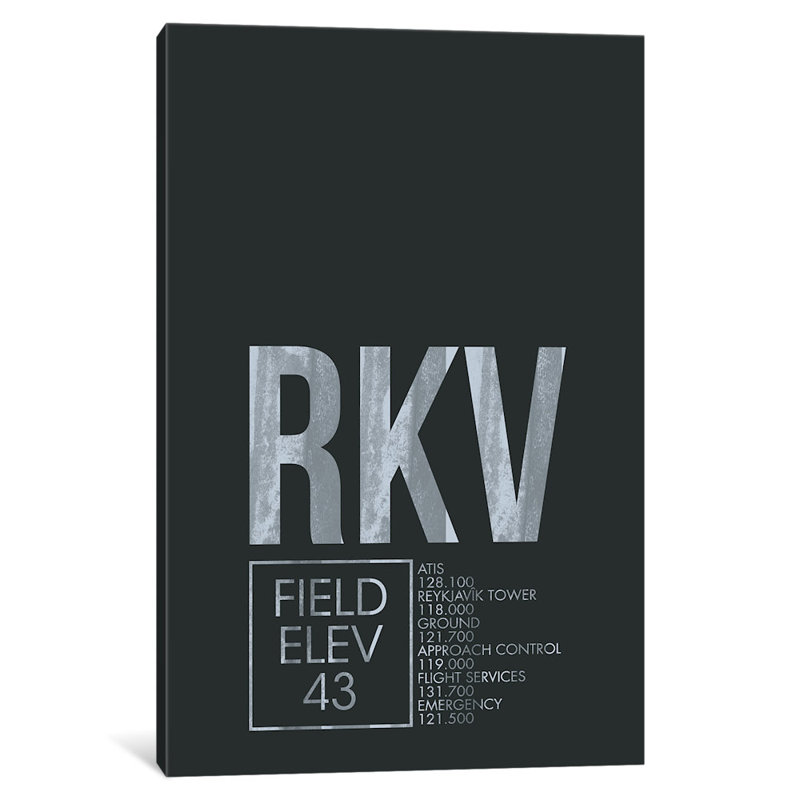 " Reykjavik " by 08 Left, 18" H x 12" W x 1.5" D, No Mat, Wrapped Canvas