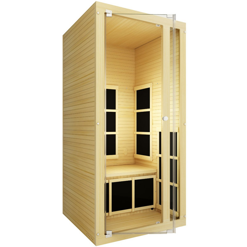 Sauna infrarouge FAR avec porte réversible 1 personne Joyous