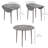 Koryun Pine Round Solid Wood Base Dining Table-1748626593