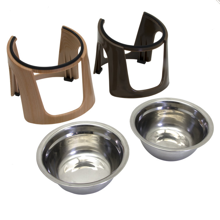IRIS 16-oz Metal and Plastic Dog Elevated Feeder at