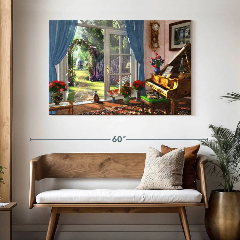 Lilie Room View, 32" H x 48" W