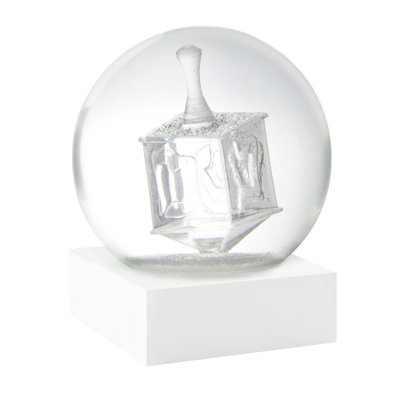 CSG Crystal Dreidel Snow Globe