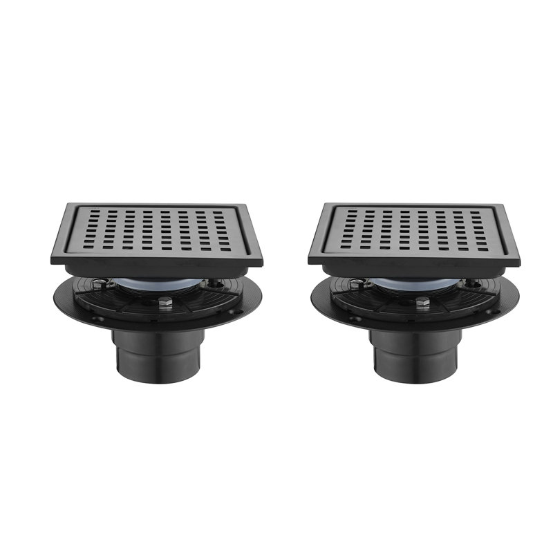 6'' W Tile-In, Matte Black