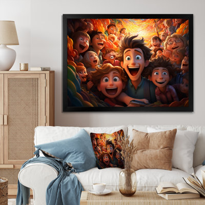 «Animations at the Amusement Park III», reproduction sur toile