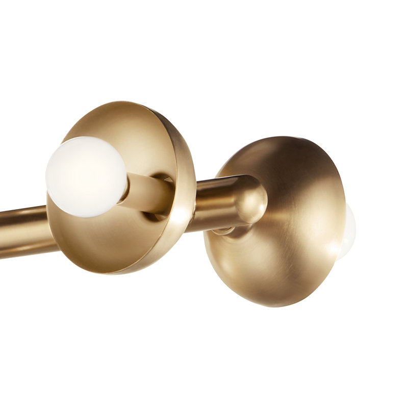 Lustre 10 lumières Palta, Bronze champagne