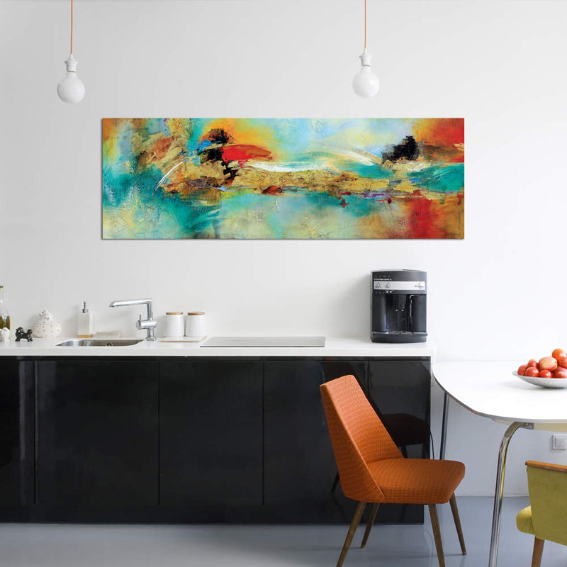 « somnus ii », impression sur toile, H 12 po x l 36 po x P 1,5 po, Toile avec cadre noir