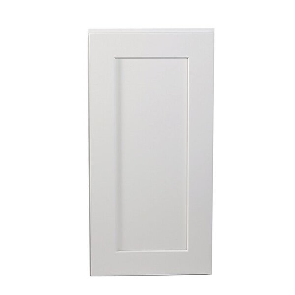 L&C Cabinetry Recessed Panel Painted Plywood Standard Wall Cabinet ...