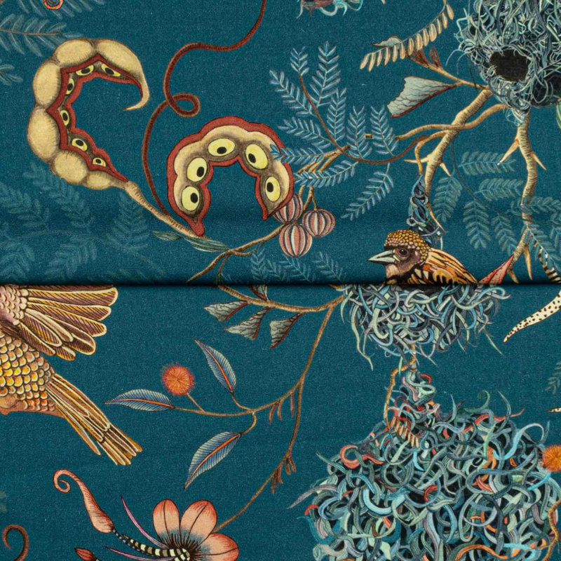 Ardmore Linen Fabric, Midnight