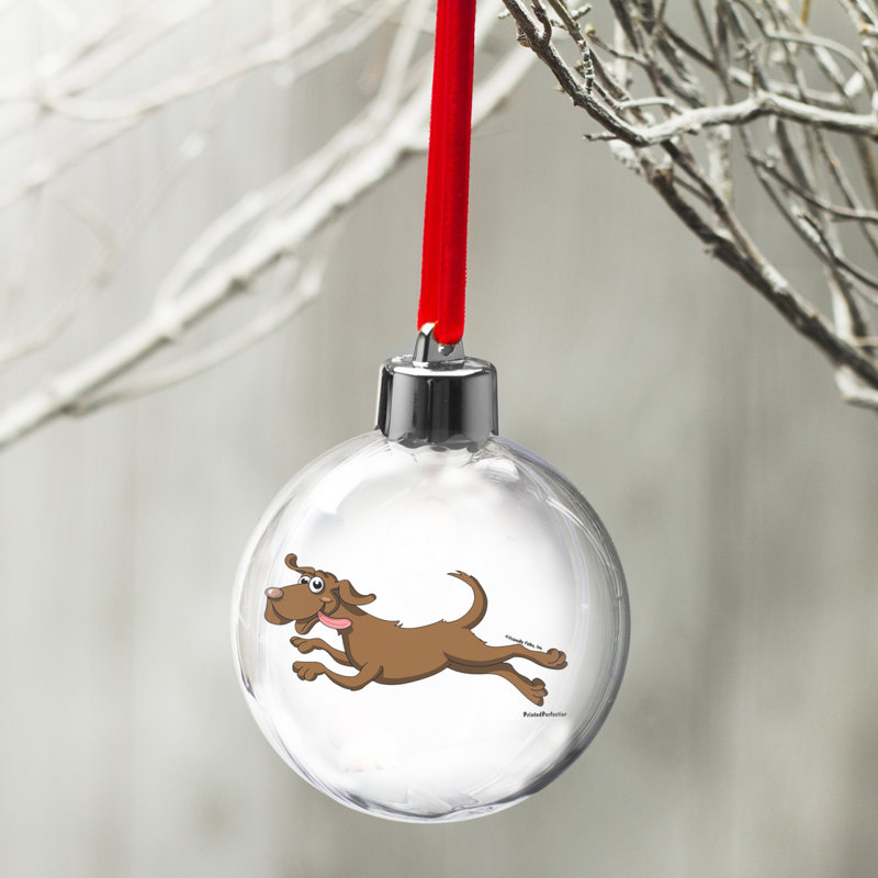 Ornement en forme d'ampoule de Noël personnalisable, Oui