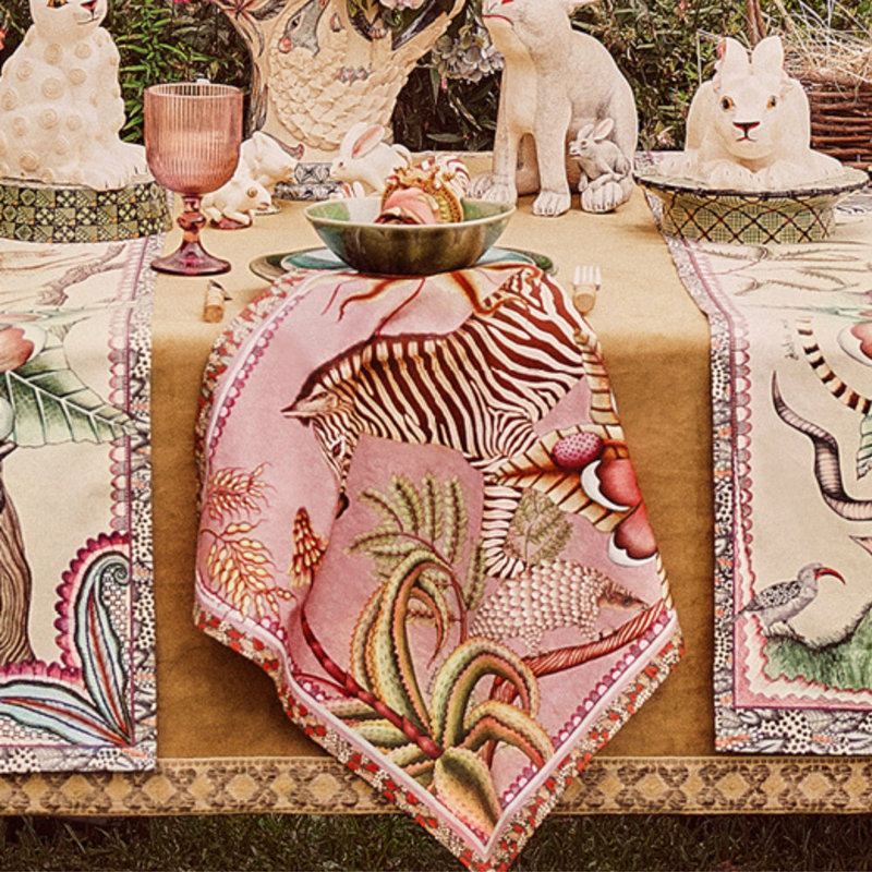 Napkins - Thanda Stripe, Magnolia