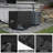 34'' Air Conditioner Cover For Outside Units, Durable Waterproof 600D & Weather Resistant Square Fire Pit Table Cover