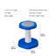 Fauteuil oscillant Blue Kids - Tabouret sensoriel actif pour la mise au point et la posture-37607649-37607650