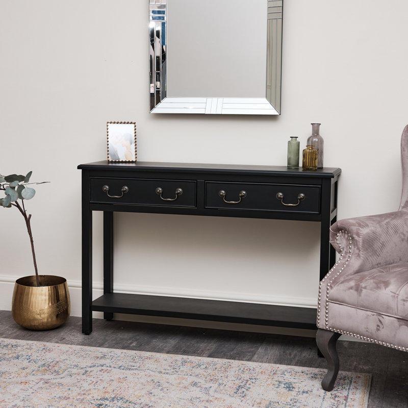 Roslindale 110cm Console Table, Black