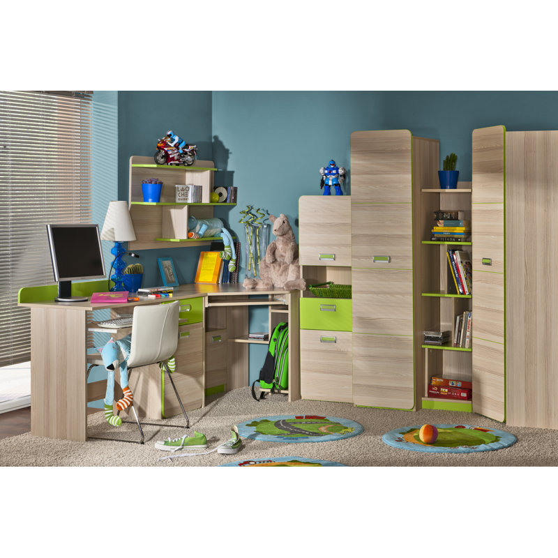 Talia 1 Door Wardrobe, Beige/Green