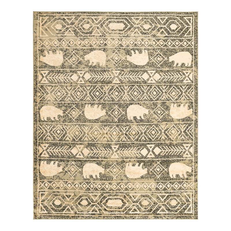 Ieshaa Indoor Rug, Rectangle 7'10" x 10'