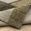 Tapis abstrait ivoire / vert / brun Sisemore-899984656