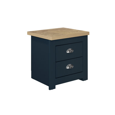 Highgate 2 Drawer Bedside Table