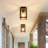 Briannalee Glass Semi Flush Mount