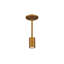 400CF40BE97743139595DD567364510A Spot pour DEL mural ou plafonnier Café 1 lumière, laiton brossé antique-70358228