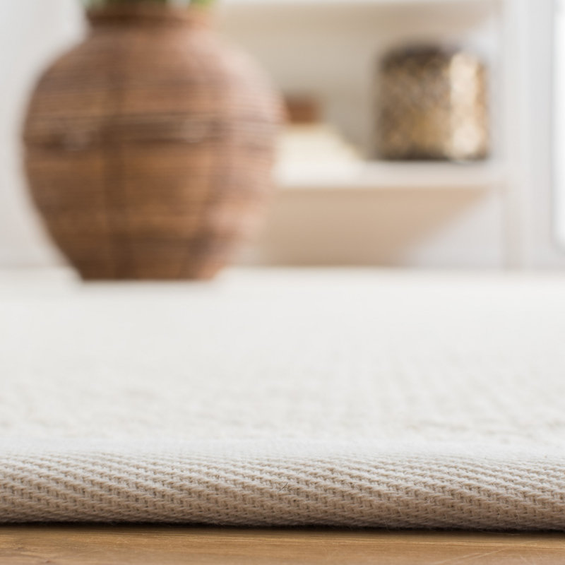 Woodrow Natural Fiber Flat Weave Wool & Jute Geometric Rug, Runner 2' x 12'
