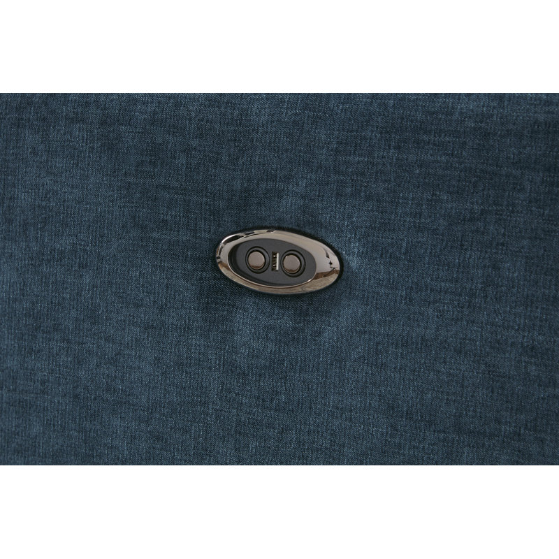 Fauteuil inclinable électrique pivotant Erskin, Bleu marine
