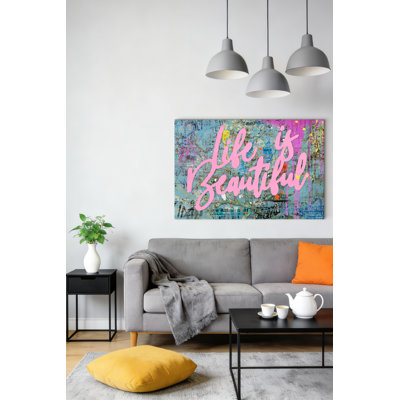 "The Beautiful Life" Print on Wrapped Canvas