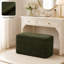 Pouf de rangement rectangulaire en velours de 81 cm pour salon-1662701803