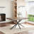 55.11"-70.86"Retro Rectangular Stretch Dining Table-979097056