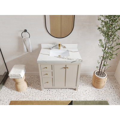 Ensemble de meuble-lavabo simple 36 po Bronya