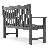 All-weather Garden Bench & Chairs Set, 3-piece Patio Furniture Set, 2 Patio Chairs And 1 Garden Bench-1174117807