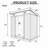 6X4ft Metal Shed