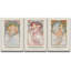 Ensemble de 3 pièces florales d'Alphonse Mucha-90975209-90975207