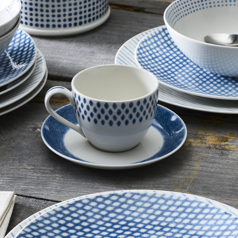 Noritake Hammock Cups, 10 oz., Blue