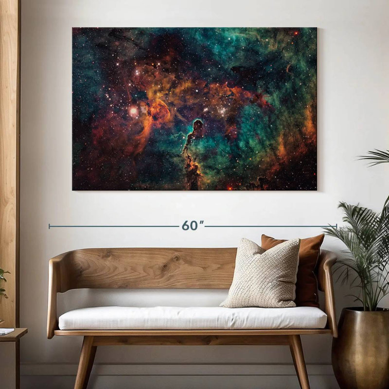 Oberle Deep Space Nebula, 34" H x 51" W