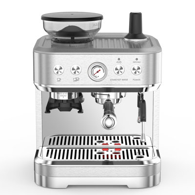 Espresso Machine With Milk Frother And Grinder