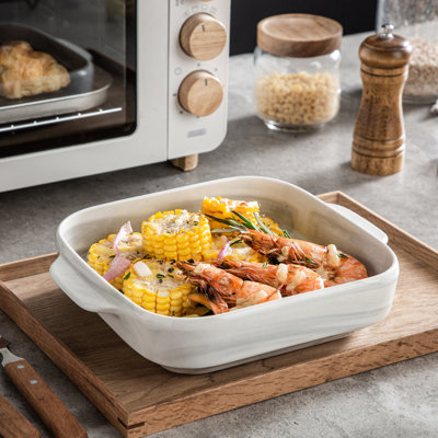 Vancasso Emma Square Stoneware Casserole Bakeware