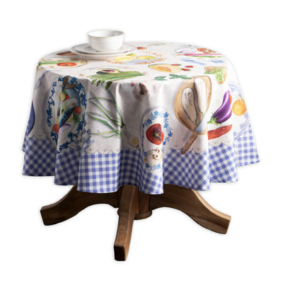 Maison d'Hermine Gourmand 100% Cotton Tablecloth - 69" Round