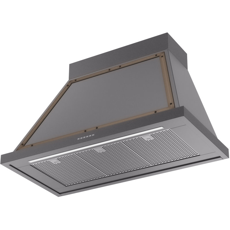 Hotte murale 40 pouces avec 600 PCM ILLES Nostalgie II Series Noblesse, Graphite mat / bronze