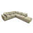Arregui Corduroy Sectional-342476663
