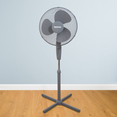 Benross 124Cm Oscillating Pedestal/Standing Fan