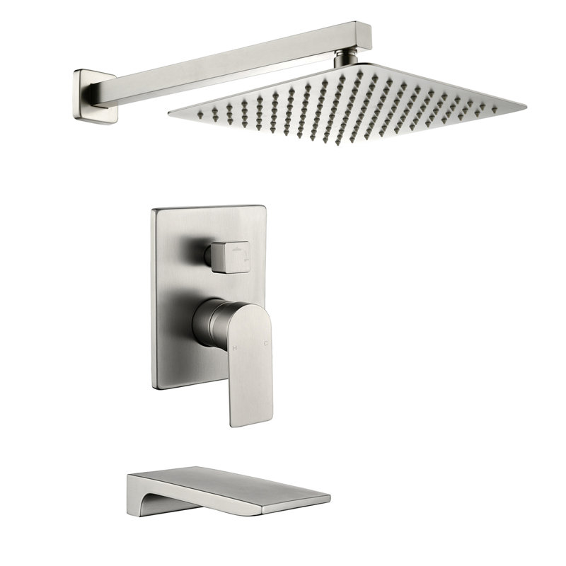 Tub & Shower Faucet, Brushed Nickel