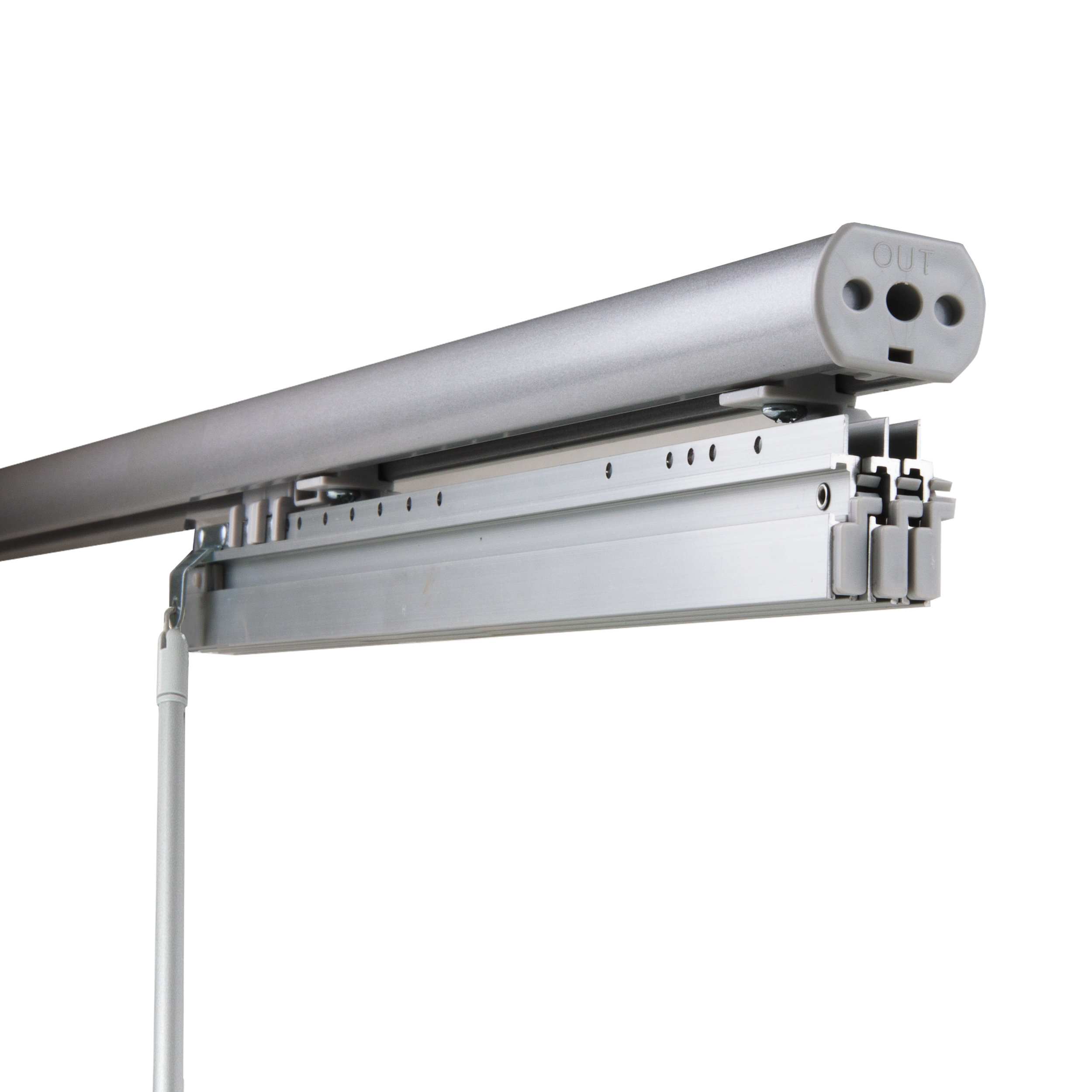 Rod Desyne Meshed Tope 3-Panel Single Rail Panel Track Extendable 36 ...