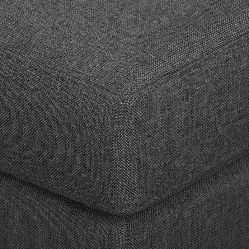 Ladarien Corner Sofa, Right Hand Facing, Wenge, Dark Grey