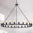 Atonvale 24 - Light Wagon Wheel Chandelier-1594435125
