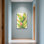 Plantes et fleurs, motif de feuilles tropicales avec des teintes vertes et roses