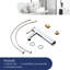 Belfry Bathroom Salerno 550mm L x 410mm W White Vitreous China Oval Sink with Tap