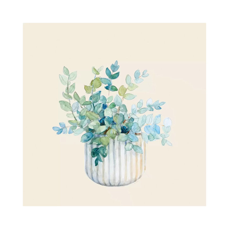 Decorative Potted Plant Iv by Lanie Loreth - Wrapped Canvas Gallery-Wrapped Canvas Giclée