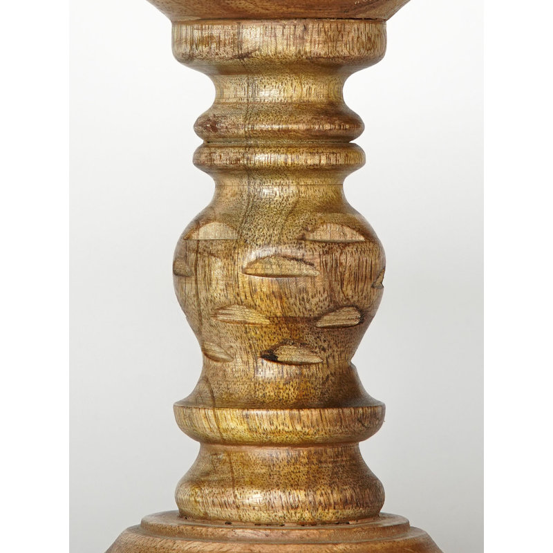 Pilier en bois 15 po, 2, Brûlé moyen, 6"/9"/6"