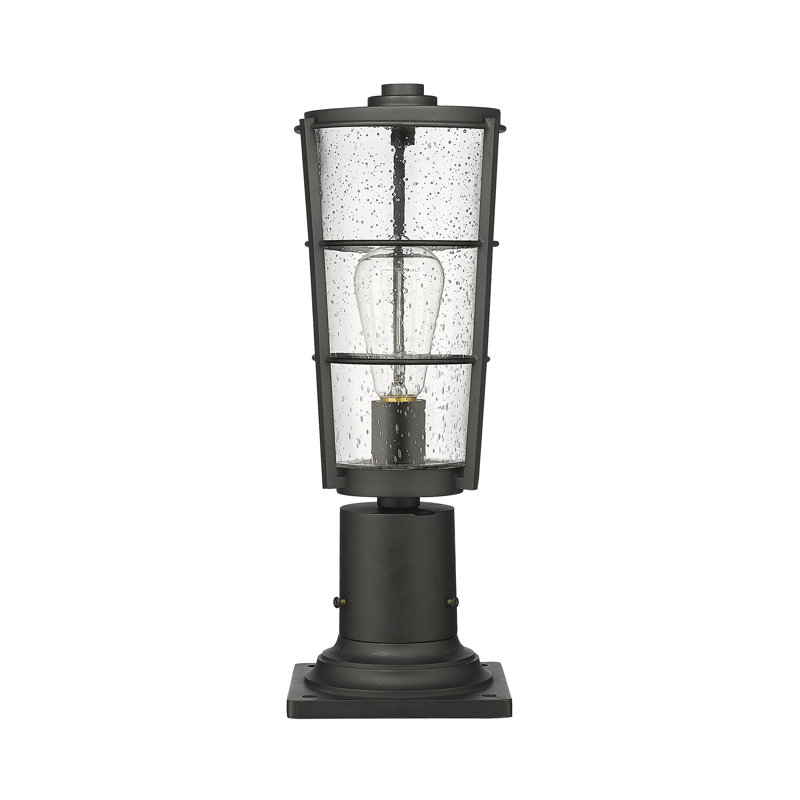Charli Seeded Pier Mount Light, 17.25" H x 6" W x 6" D
